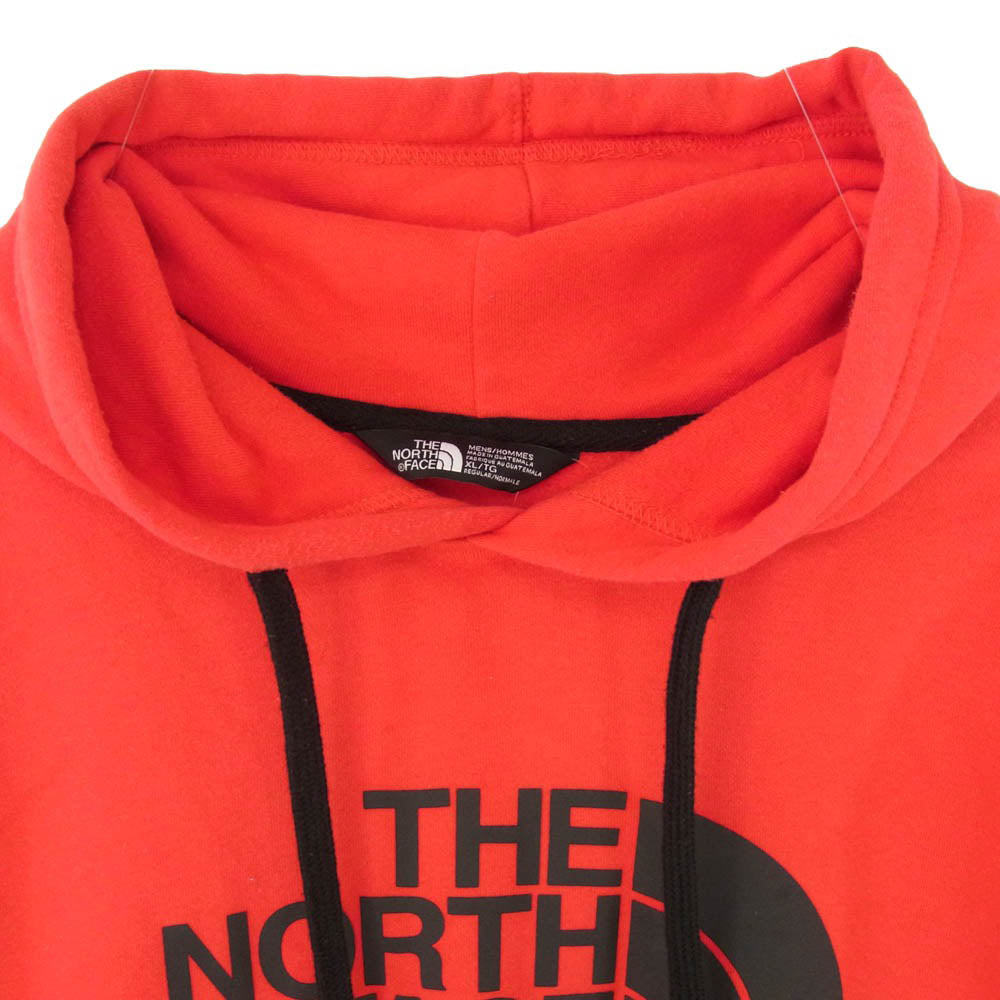 THE NORTH FACE ノースフェイス HALF DOME PO HDY ハーフドーム プルオーバー フーディ パーカー レッド系 XL【中古】