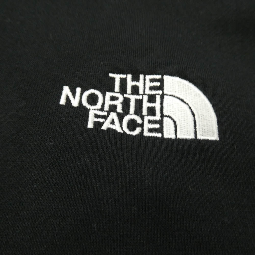 THE NORTH FACE ノースフェイス NT62349 SQUARE LOGO FULL ZIP スクエア ロゴ フル ジップ パーカー フーディー ブラック系 XL【中古】