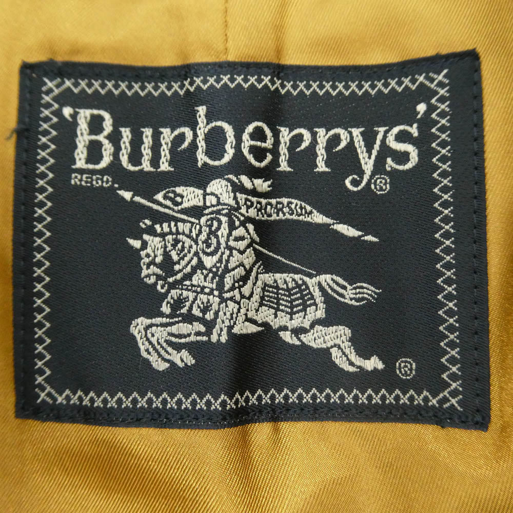 BURBERRY バーバリー BBB55-940-72 Burberrys オールド ライナー付き プローサム ステンカラーコート イニシャル入 カーキ系 160【中古】