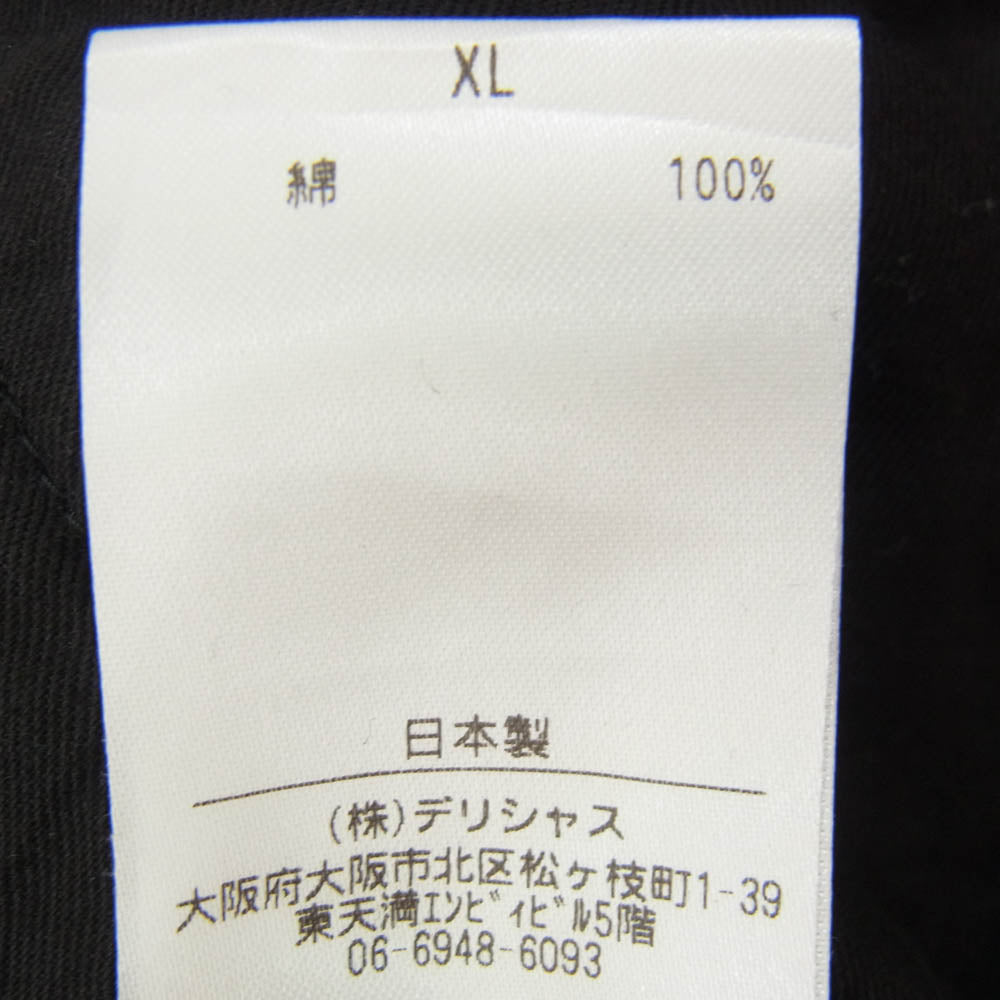 ストライプフォークリエイティブ 21AW SFCFW21P03 S.F.C Wide Pants チェック コットン ワイド イージーパンツ ブラック系 XL【中古】