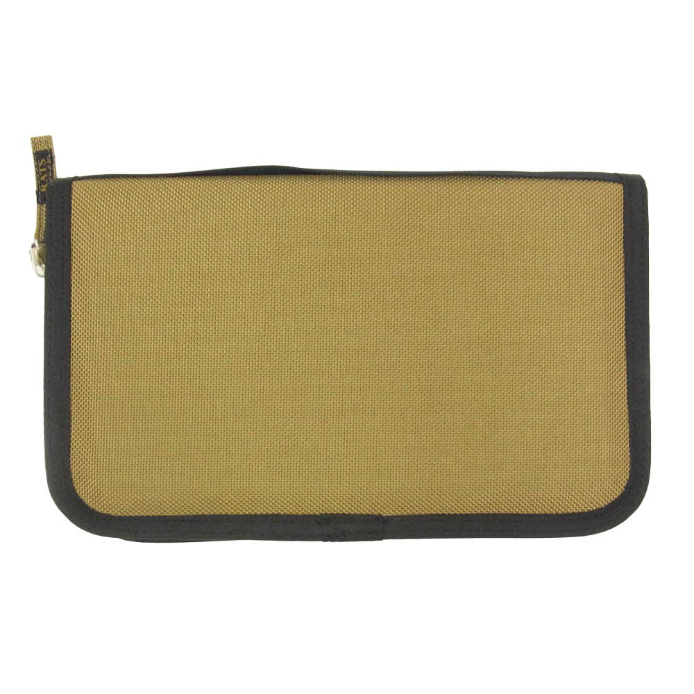 RATS ラッツ 23'RA-0915 NYLON PASS CASE ラウンドジップ コーデュラナイロン パスケース ベージュ系 FREE【新古品】【未使用】【中古】