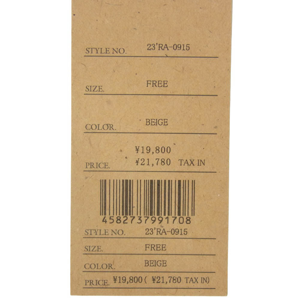 RATS ラッツ 23'RA-0915 NYLON PASS CASE ラウンドジップ コーデュラナイロン パスケース ベージュ系 FREE【新古品】【未使用】【中古】