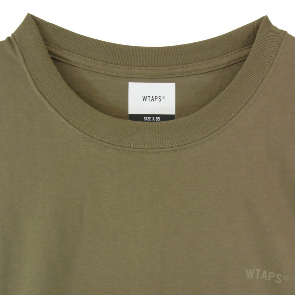 WTAPS ダブルタップス 21SS 211PCDT-ST10S MOON & STAR SS TEE ロゴ プリント 半袖 Tシャツ カーキ系 X05【新古品】【未使用】【中古】