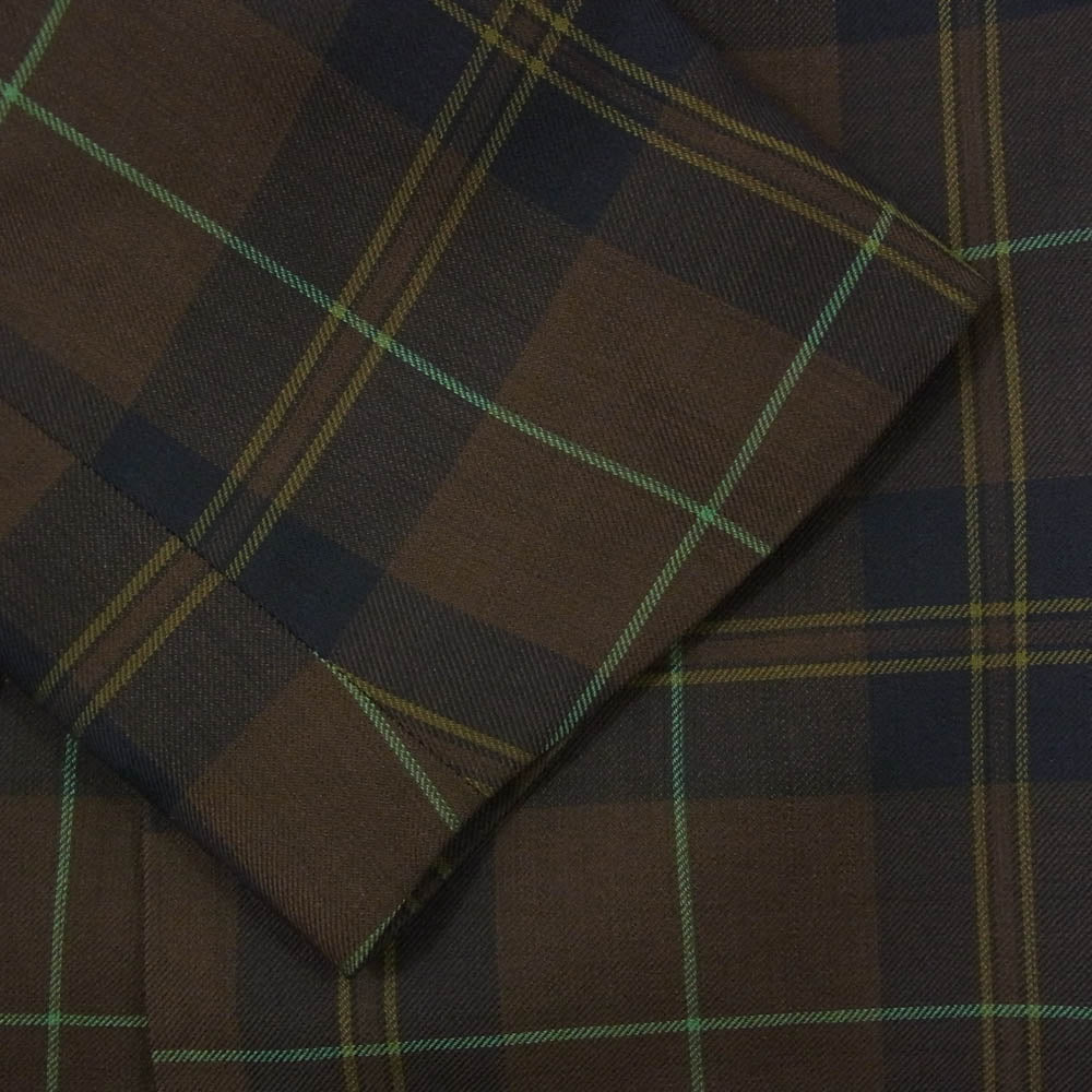 クルニ Jieda ジエダ 111553064 × Jieda TIELOCKEN JACKET CHECK STUDIOUS別注 ジエダ チェック テーラード タイロッケン ジャケット ブラウン系 M【中古】