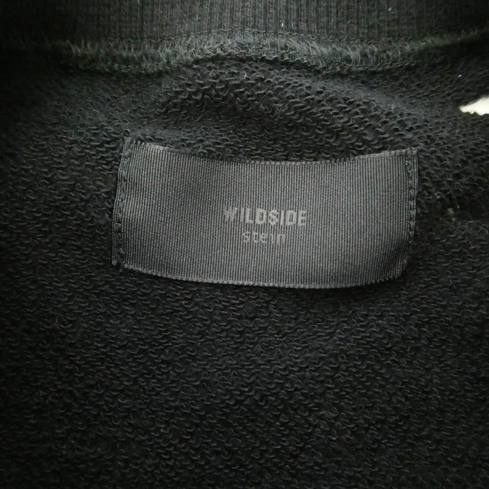Yohji Yamamoto ヨウジヤマモト ssstein シュタイン SZ-T11-031-1-03 WILDSIDE × stein OVERSIZED REBUILD SWEAT ダメージ加工 オーバーサイズド リビルド スウェット トレーナー ブラック系 M【中古】