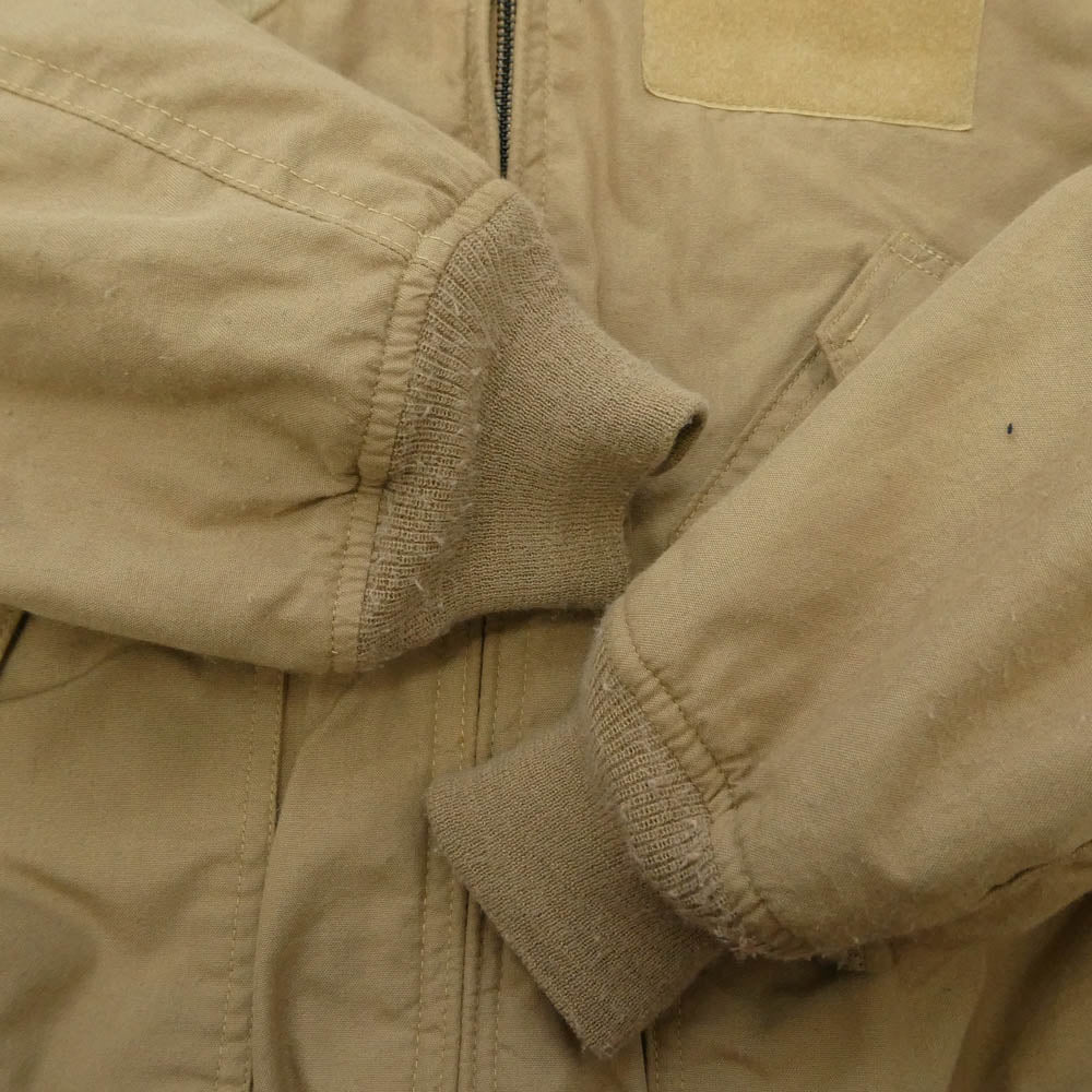 米軍 8415-010-010-1914 USA製 Cockpit社 CWU-36 FLYERS men's LT WEIGHT フライトジャケット ベージュ系 L【中古】