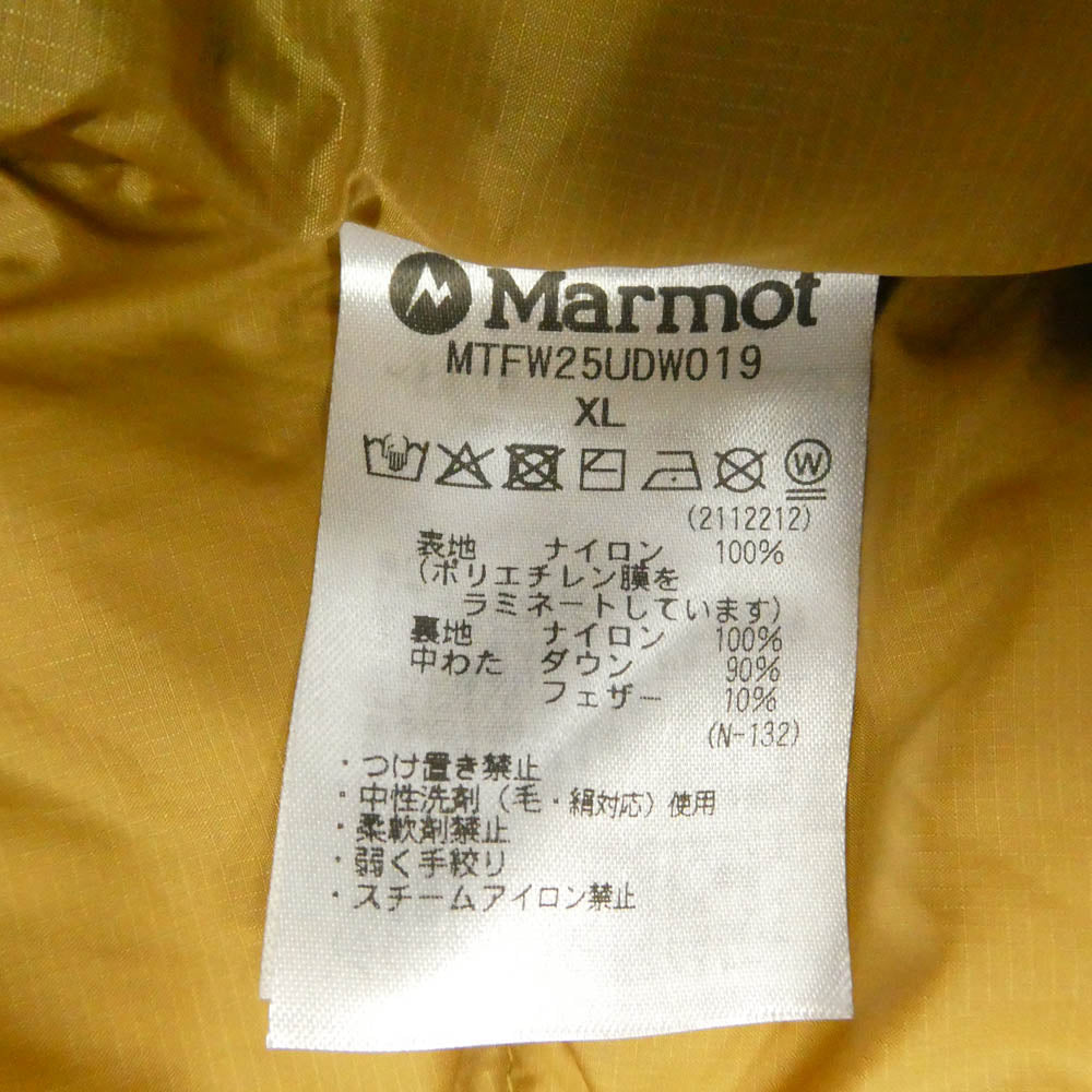 MARMOT マーモット MTFW25UDW019 Parbat Parka GORETEX ゴアテックス パルバット パーカ ダウンジャケット カーキ系 ブラック系 XL【中古】