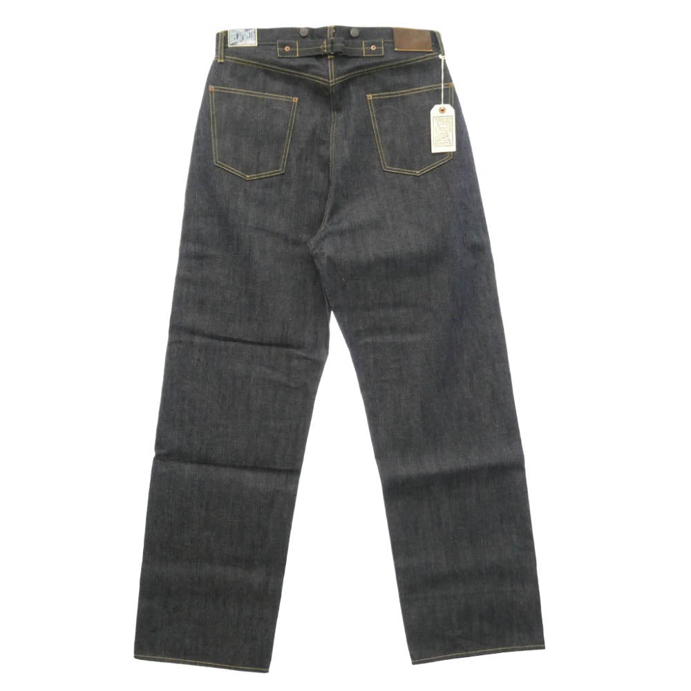 べラフォンテ BF-25-57 RAGTIME 1936 BUCKLE BACK DENIM PANTS バックル デニム パンツ インディゴブルー系 L【新古品】【未使用】【中古】