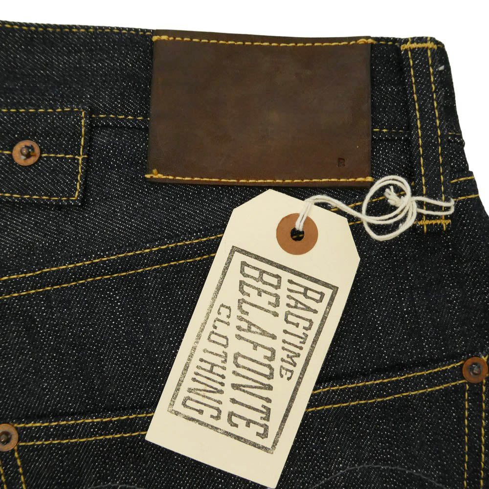 べラフォンテ BF-25-57 RAGTIME 1936 BUCKLE BACK DENIM PANTS バックル デニム パンツ インディゴブルー系 L【新古品】【未使用】【中古】