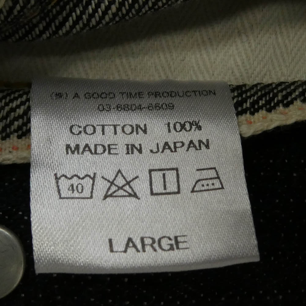べラフォンテ BF-25-57 RAGTIME 1936 BUCKLE BACK DENIM PANTS バックル デニム パンツ インディゴブルー系 L【新古品】【未使用】【中古】