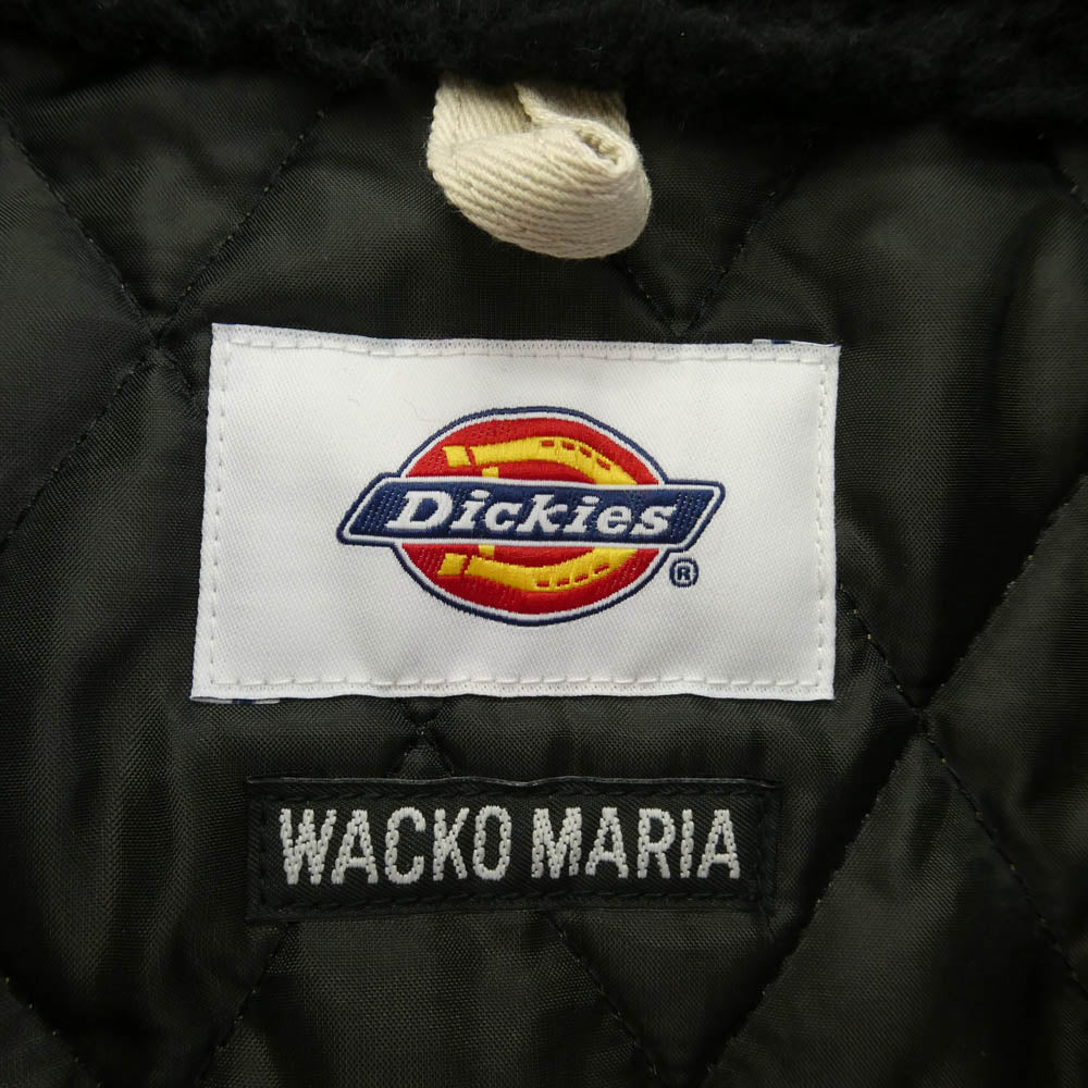 WACKO MARIA ワコマリア Dickies ディッキーズ 25FW-WMO-DC01 × Dickies ディッキーズ WORK JACKET 襟ボア ワーク ジャケット ブルゾン ベージュ系 L【中古】