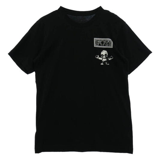 CHROME HEARTS クロムハーツ（原本無） FOTI T-SHIRT フォティプリント クルーネック 半袖 Tシャツ カットソー ブラック系 M【中古】