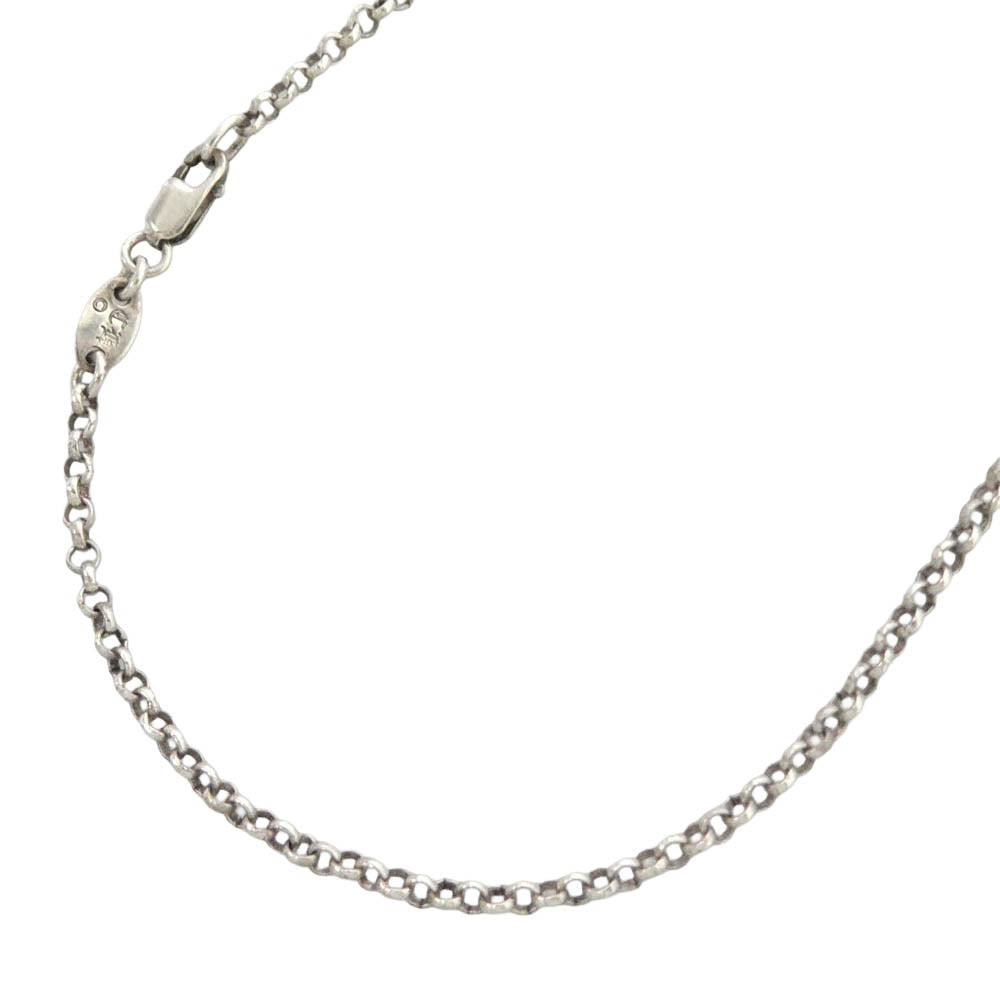 CHROME HEARTS クロムハーツ（原本無） NECKCHAIN R16 16inch 16インチ ロールチェーン ネックレス シルバー系【中古】