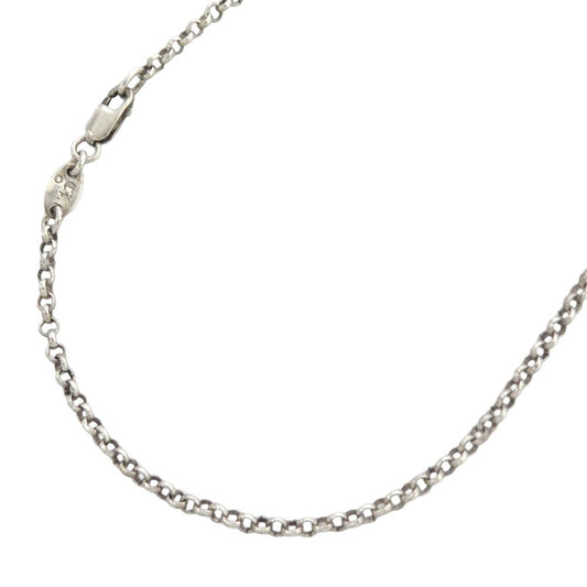 CHROME HEARTS クロムハーツ（原本無） NECKCHAIN R16 16inch 16インチ ロールチェーン ネックレス シルバー系【中古】