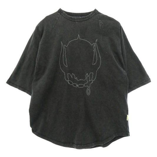 BEAMS ビームス 25SS SSZ エスエスズィー NO OP RAG 半袖 Tシャツ カットソー ブラック系 S【中古】