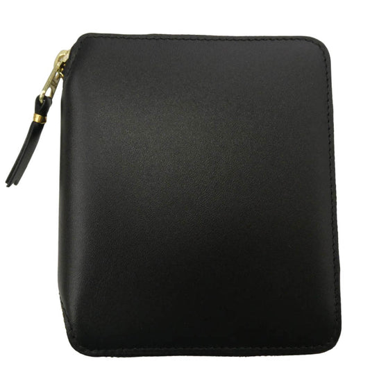 COMME des GARCONS コムデギャルソン SA2100 CLASSIC LEATHER ZIP WALLET クラシック レザー ラウンドファスナー 二つ折り 財布 ウォレット ブラック系【新古品】【未使用】【中古】