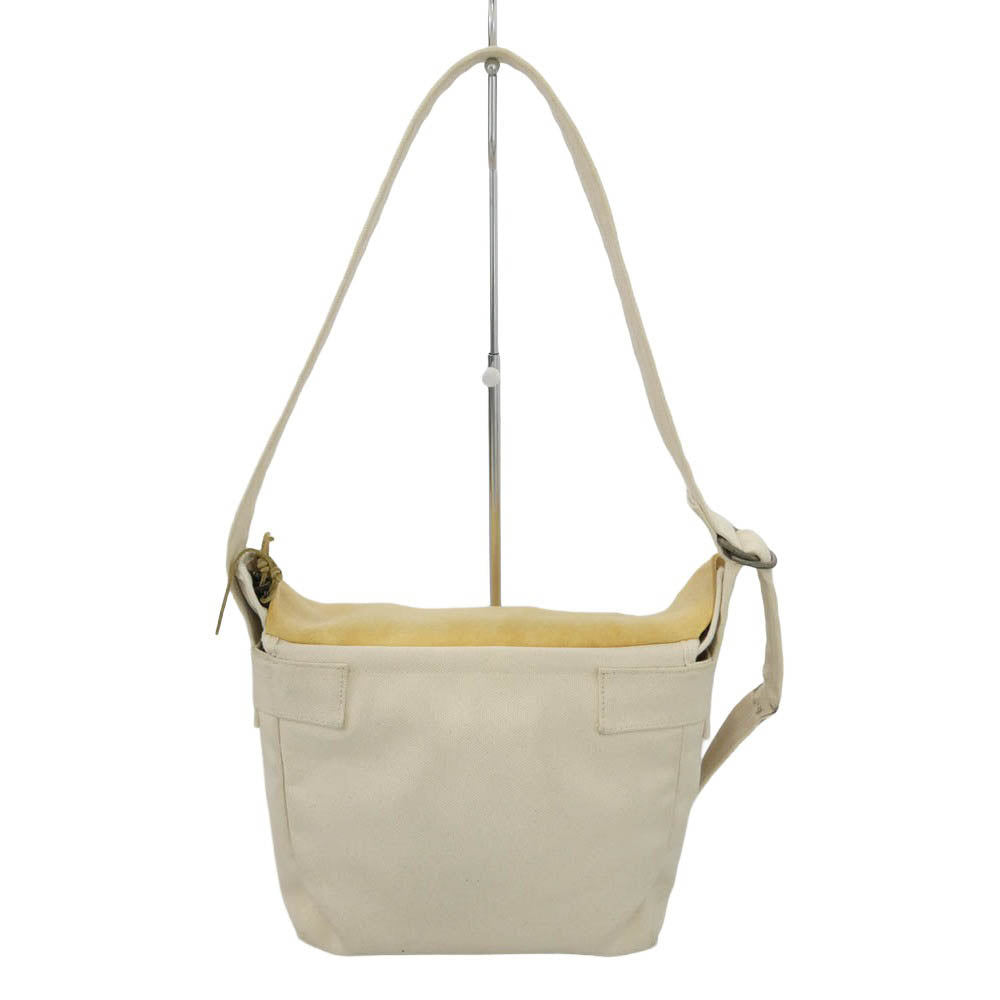 VISVIM ビズビム 24AW 0224903003009 UT.SATCHEL (S) ディアスキン キャンバス サッチェル ショルダーバッグ ベージュ系 S【美品】【中古】