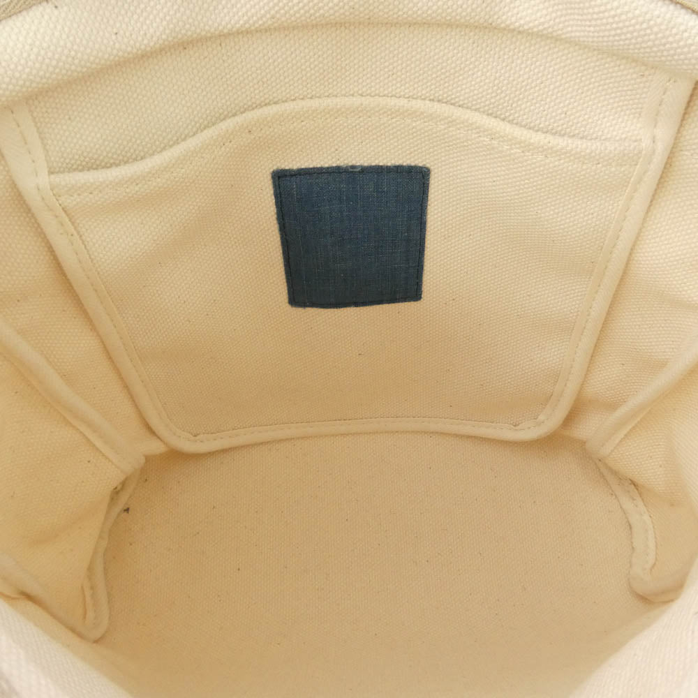 VISVIM ビズビム 24AW 0224903003009 UT.SATCHEL (S) ディアスキン キャンバス サッチェル ショルダーバッグ ベージュ系 S【美品】【中古】