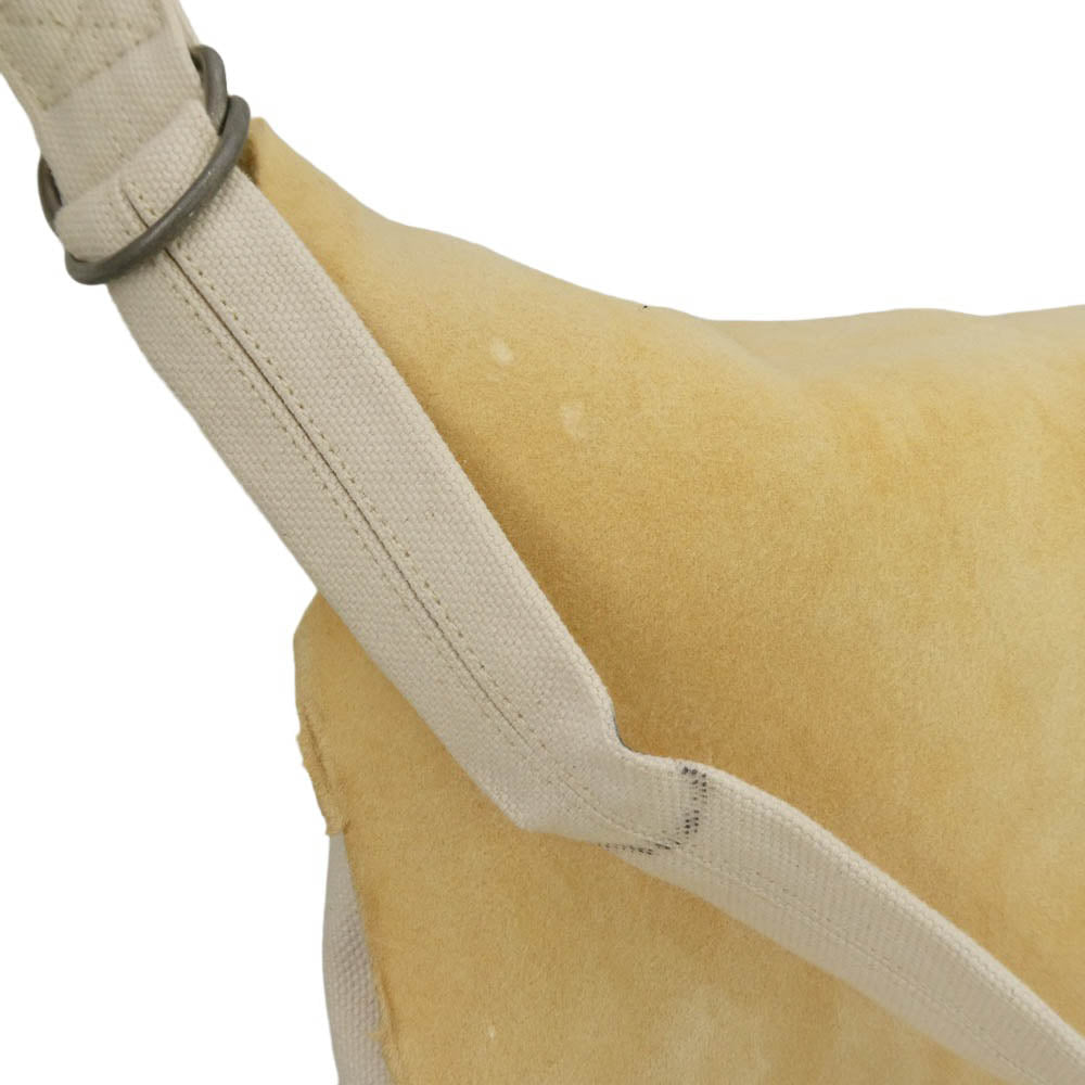 VISVIM ビズビム 24AW 0224903003009 UT.SATCHEL (S) ディアスキン キャンバス サッチェル ショルダーバッグ ベージュ系 S【美品】【中古】