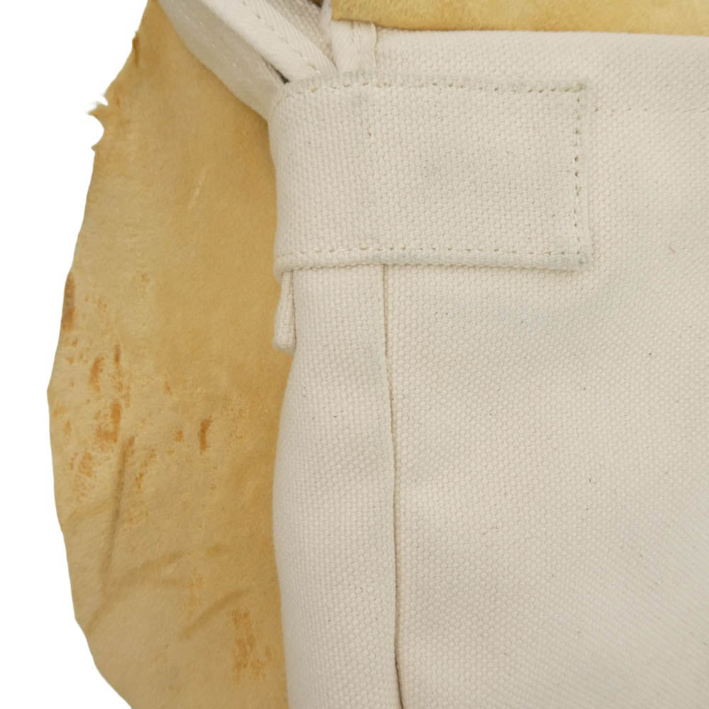 VISVIM ビズビム 24AW 0224903003009 UT.SATCHEL (S) ディアスキン キャンバス サッチェル ショルダーバッグ ベージュ系 S【美品】【中古】