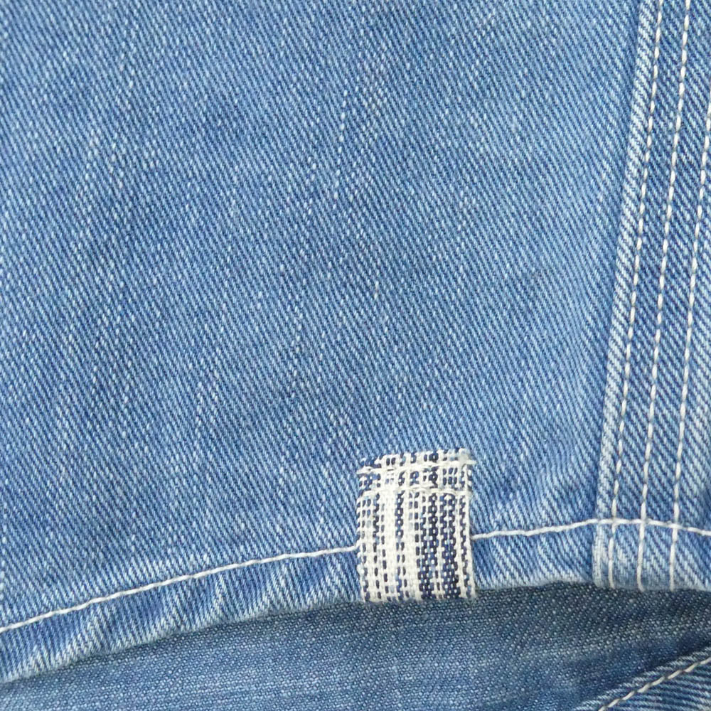 VISVIM ビズビム 26SS 126105011013 LARRIKAN L/S CRASH ダメージリペア加工 クラッシュ 長袖 ワークシャツ インディゴブルー系 2【新古品】【未使用】【中古】
