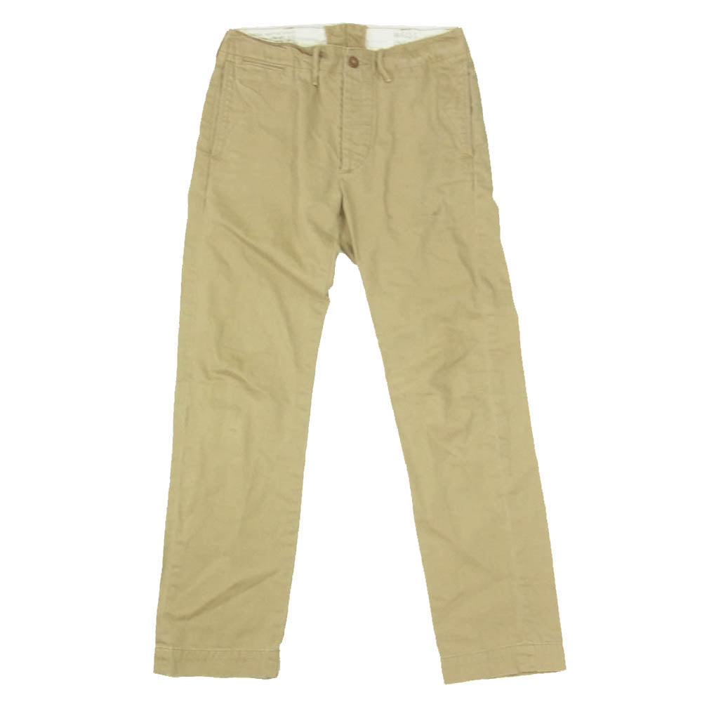 RRL ダブルアールエル 782504843003 OFFICERS CHINO TROUSER チノ トラウザー パンツ ブラウン系 28【中古】