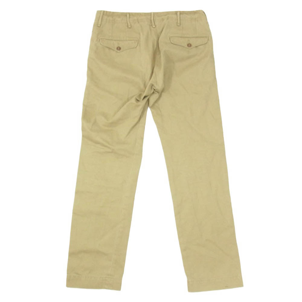 RRL ダブルアールエル 782504843003 OFFICERS CHINO TROUSER チノ トラウザー パンツ ブラウン系 28【中古】