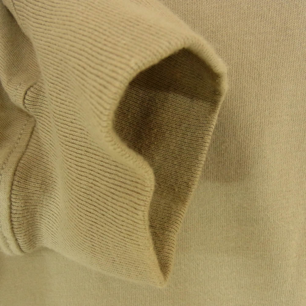 FEAR OF GOD フィアオブゴッド ESSENTIALS エッセンシャルズ リフレクターロゴ ロンT 長袖 Tシャツ カットソー ブラウン系 L【中古】