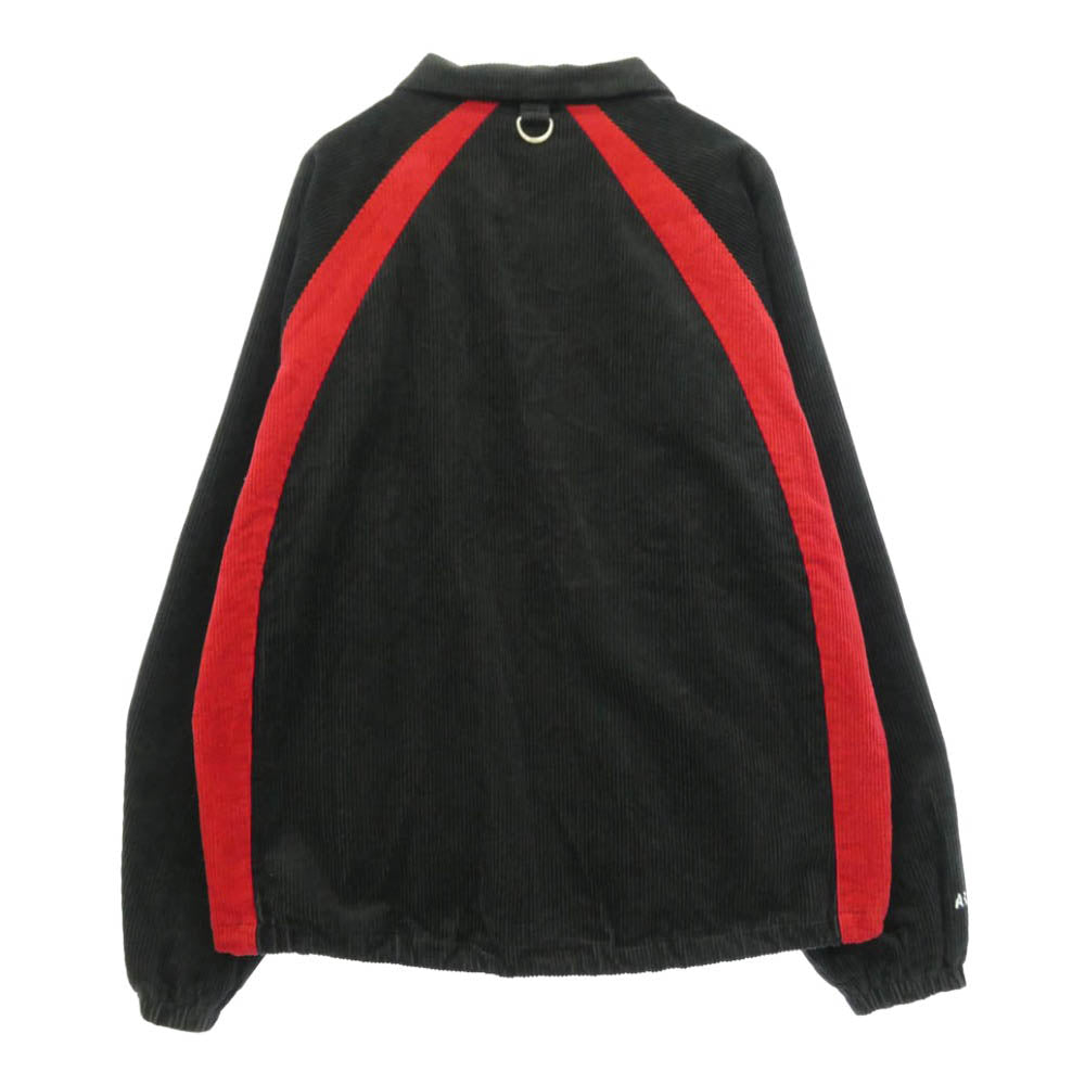 SAPEUR サプール 24SS CORDUROY TRACK COACH JACKET ロゴ刺? コーデュロイ トラック コーチジャケット ブラック系 L【中古】
