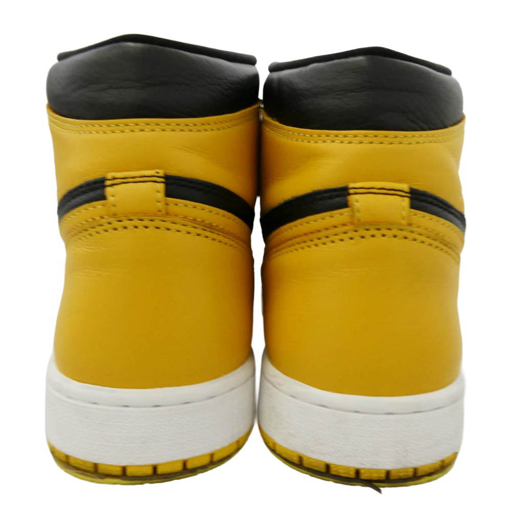 NIKE ナイキ 555088-701 Air Jordan 1 High OG AJ1 エアジョーダン ハイカット スニーカー イエロー系 ブラック系 27.0cm【中古】