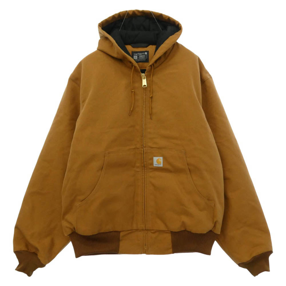 Carhartt カーハート OJ0140-M Loose Fit DUCK INSULATED FLANNEL-LINED ACTIVE JACKET ルーズフィット ダック アクティブジャケット ブラウン系 L【中古】