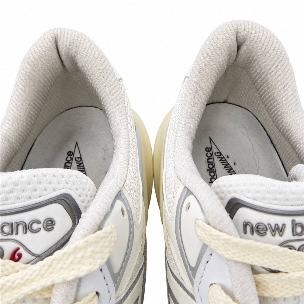 NEW BALANCE ニューバランス U990GB6 Made in USA 990 V6 メッシュ レザー ローカット スニーカー ホワイト系 オフホワイト系 27cm【中古】