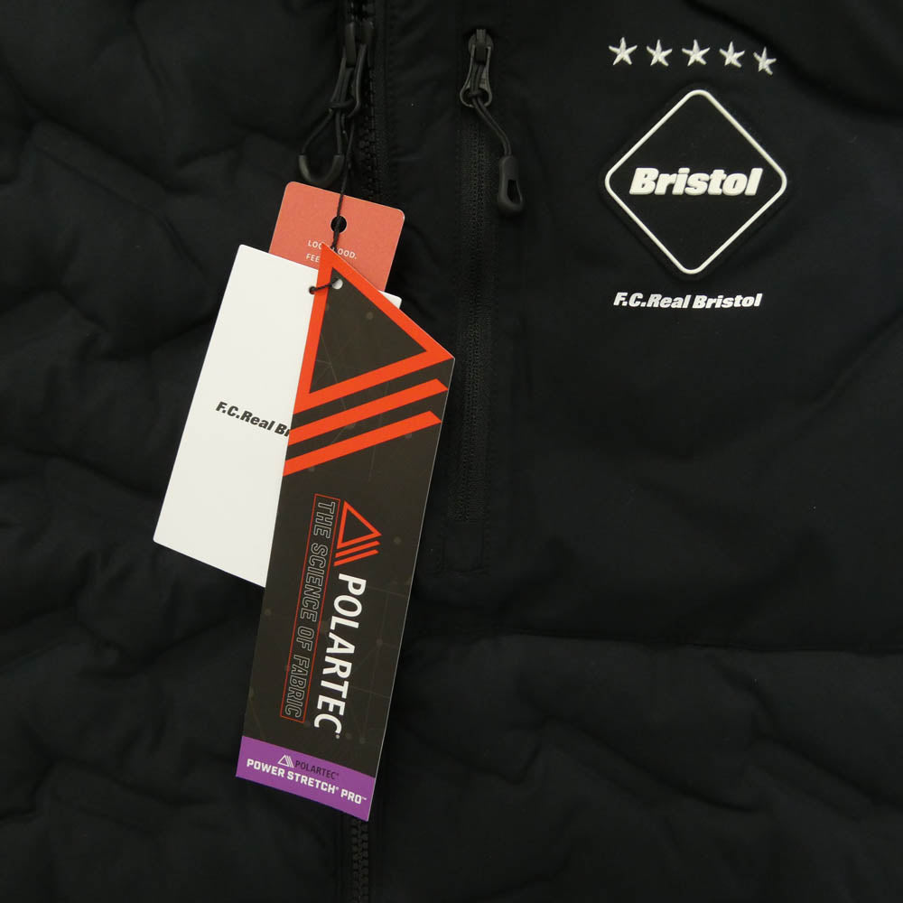 F.C.R.B. エフシーアールビー 23AW FCRB-232054 POLARTEC POWER STRETCH HYBRID VEST ポーラテック パワー ストレッチ ベスト ブラック系 M【中古】