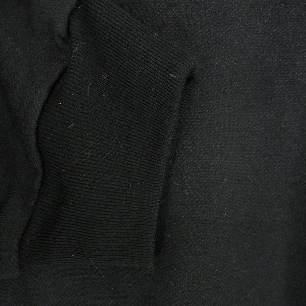 AURALEE オーラリー 25AW A25AP01WU LIGHT WOOL SWEAT HALF ZIP ライトウール ハーフジップ スウェット ブラック系 4【極上美品】【中古】