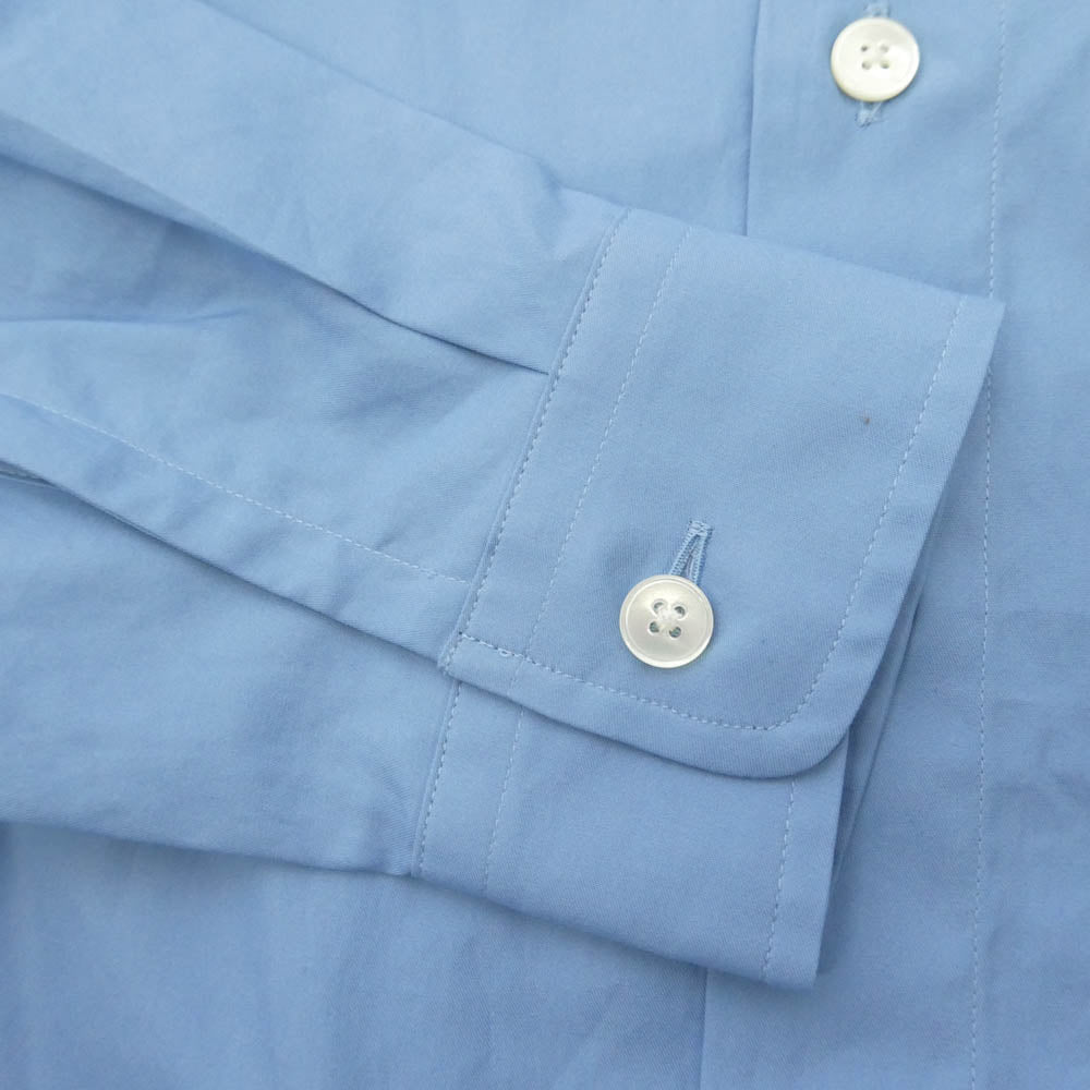 AURALEE オーラリー 25AW A25AS02TN WASHED FINX TWILL BIG SHIRT ウォッシュド フィンクスツイル ビッグ 長袖 シャツ ライトブルー系 3【極上美品】【中古】