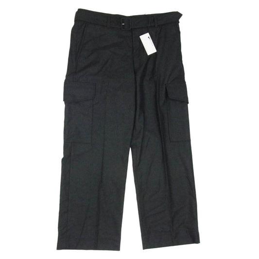 AURALEE オーラリー 25AW A25AP04CF WOOL FULLING FLANNEL CARGO SLACK ウール フランネル カーゴ スラックス パンツ チャコール系 5【極上美品】【中古】