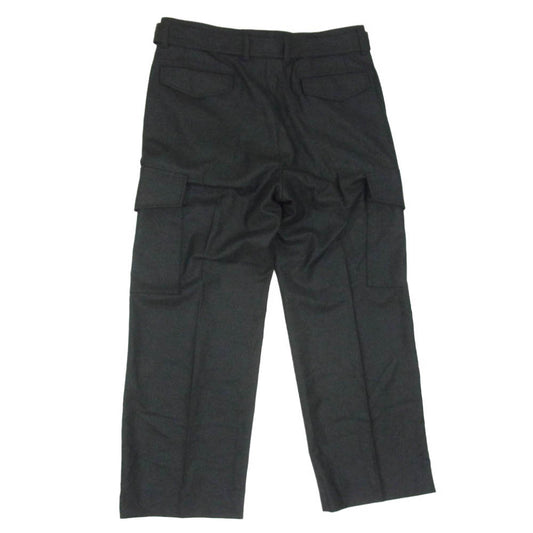 AURALEE オーラリー 25AW A25AP04CF WOOL FULLING FLANNEL CARGO SLACK ウール フランネル カーゴ スラックス パンツ チャコール系 5【極上美品】【中古】
