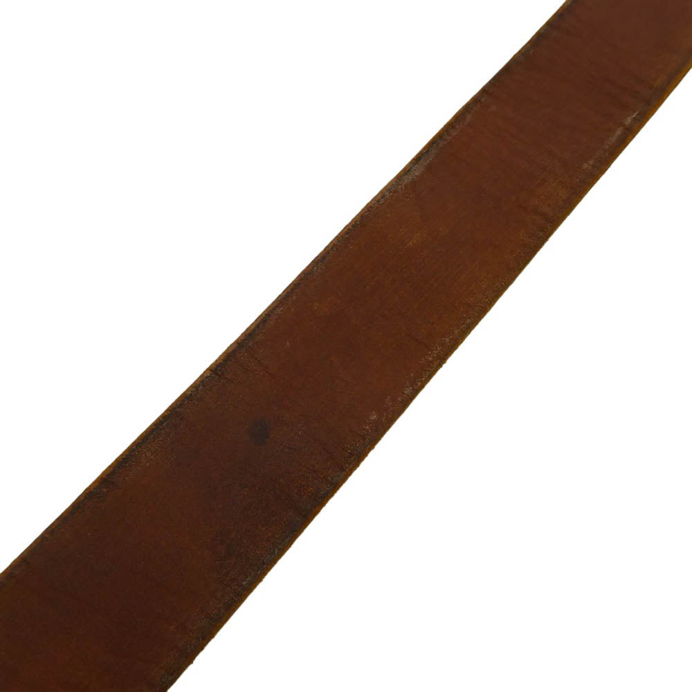 VASCO ヴァスコ ダブルリング レザー ベルト ブラウン系【中古】