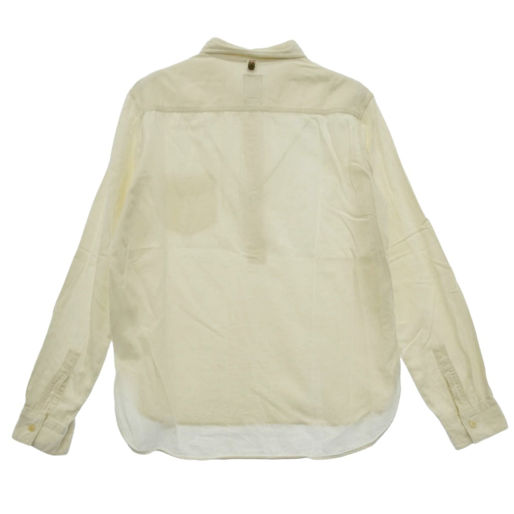 VISVIM ビズビム 16SS 0116105011008 1910 P.O. Shirt プルオーバー 長袖 シャツ ホワイト系 2【中古】