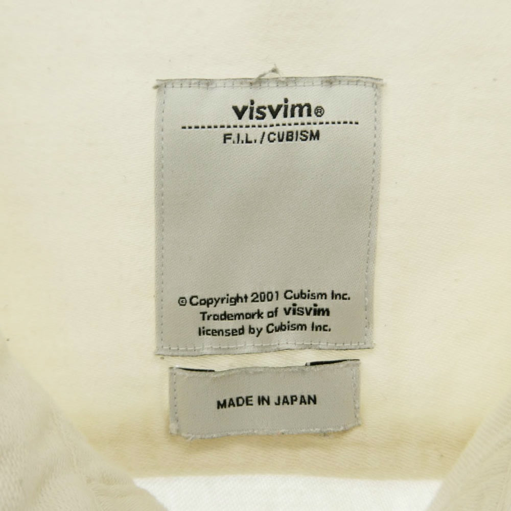 VISVIM ビズビム 16SS 0116105011008 1910 P.O. Shirt プルオーバー 長袖 シャツ ホワイト系 2【中古】