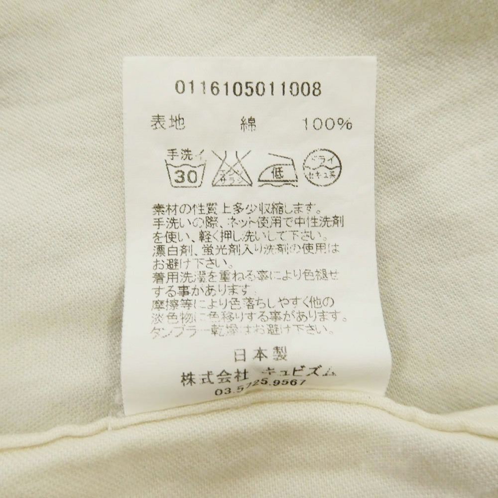 VISVIM ビズビム 16SS 0116105011008 1910 P.O. Shirt プルオーバー 長袖 シャツ ホワイト系 2【中古】