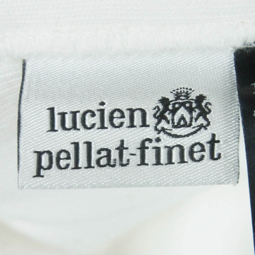 1piu1uguale3 ウノピュウノウグァーレトレ Lucien Pellat-Finet ルシアンペラフィネ MRB680-COT415 LEAF PARKA リーフ 刺繍 プルオーバー パーカー フーディー ホワイト系 6【中古】
