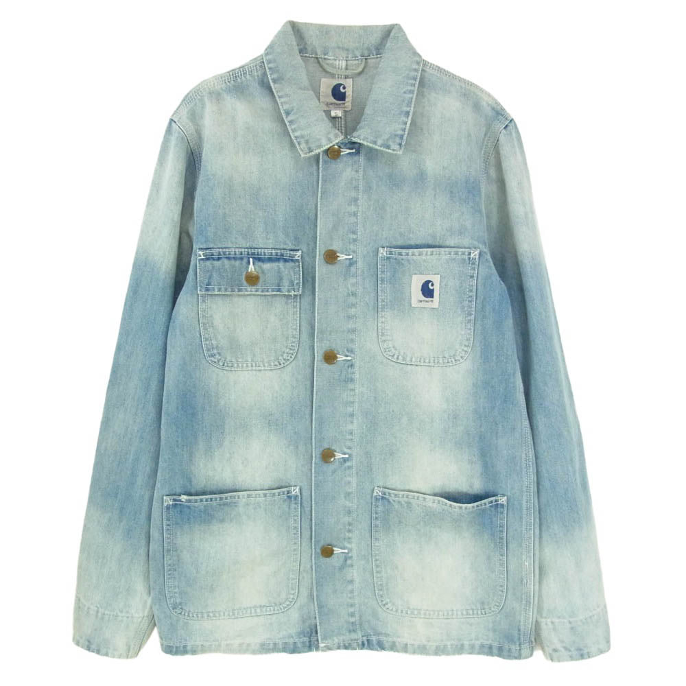 Carhartt カーハート Ron Herman ロンハーマン × Ron Herman ロンハーマン 612060093-1322 デニム カバーオール ジャケット インディゴブルー系 S【中古】