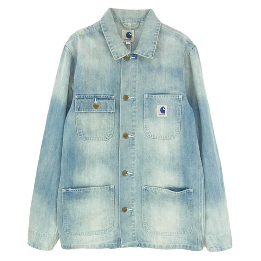 Carhartt カーハート Ron Herman ロンハーマン × Ron Herman ロンハーマン 612060093-1322 デニム カバーオール ジャケット インディゴブルー系 S【中古】
