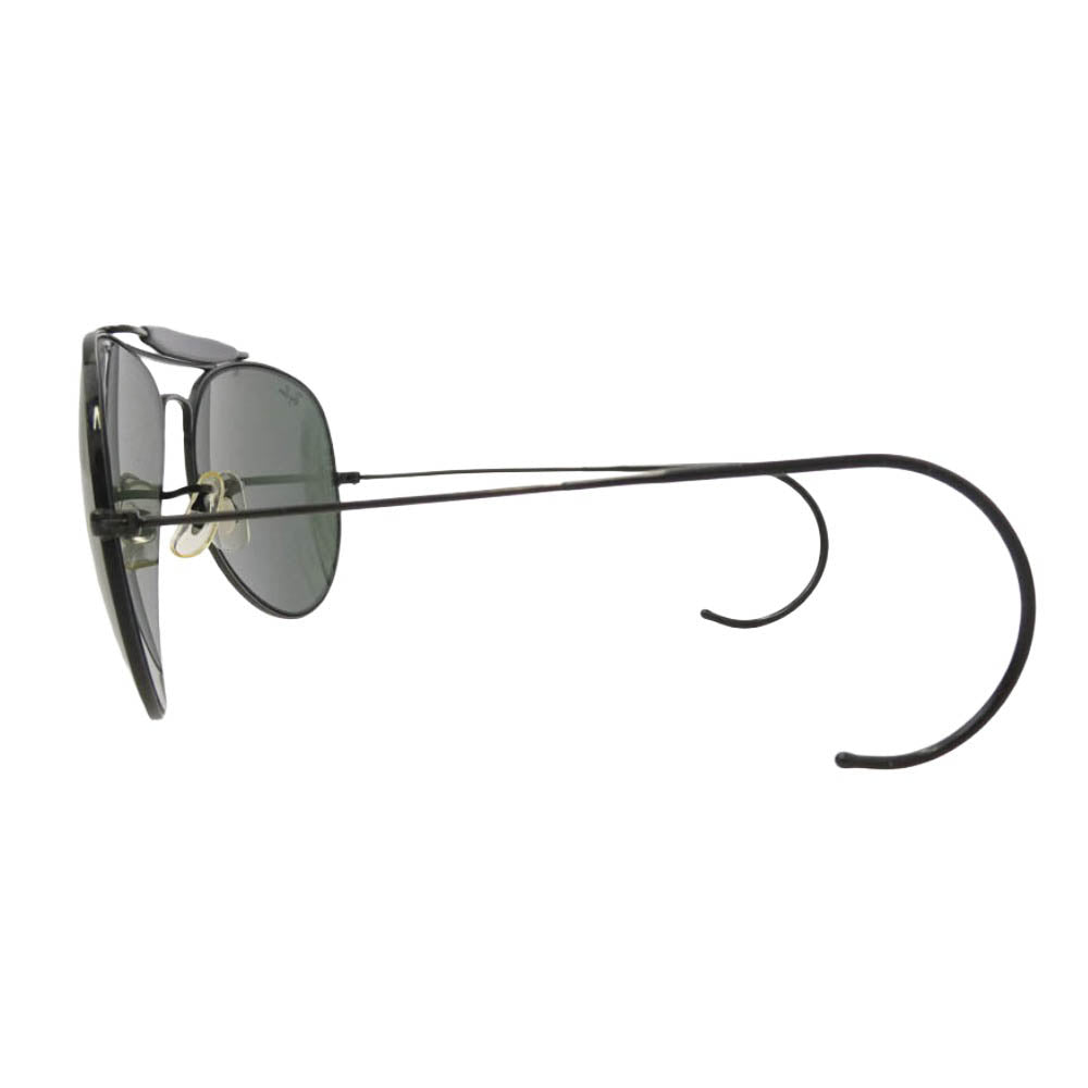 Ray-Ban レイバン B&L USA製 ティアドロップ サングラス ブラックフレーム ブラックレンズ ブラック系 62□14【中古】