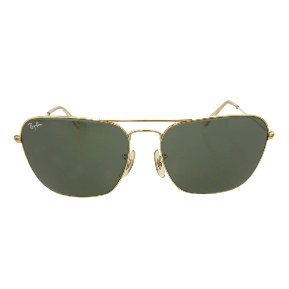 Ray-Ban レイバン B&L USA製 ティアドロップ サングラス ゴールドフレーム ゴールド系 ブラック系 58□16【中古】
