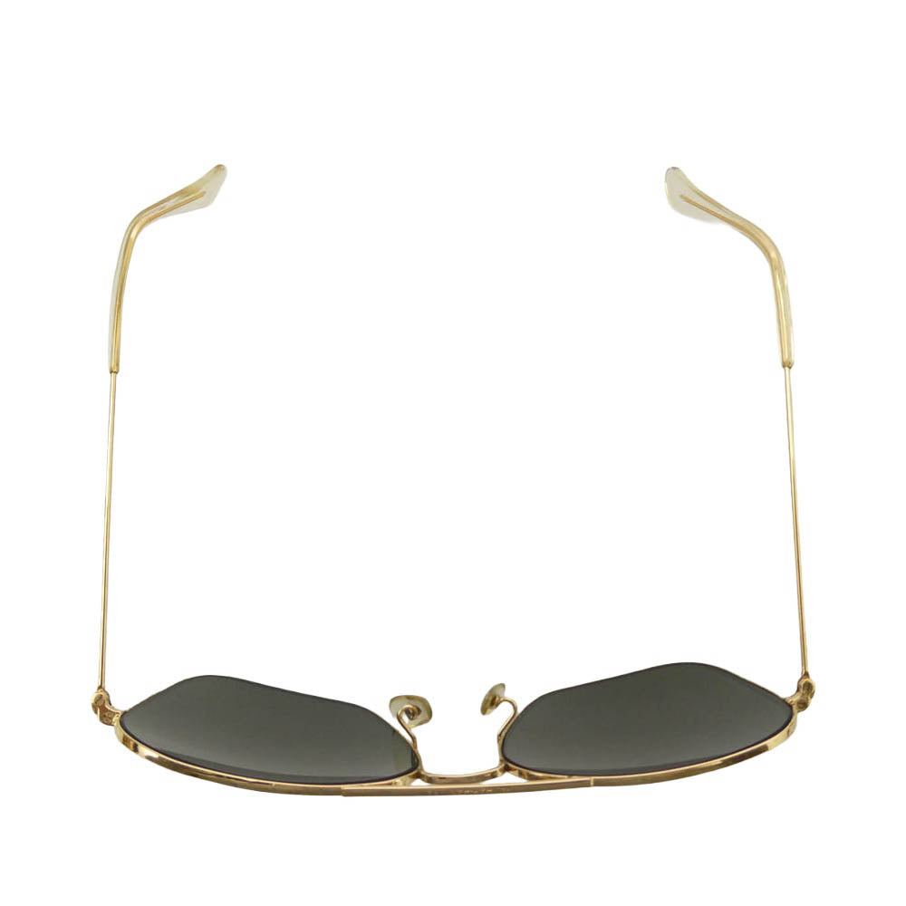 Ray-Ban レイバン B&L USA製 ティアドロップ サングラス ゴールドフレーム ゴールド系 ブラック系 58□16【中古】