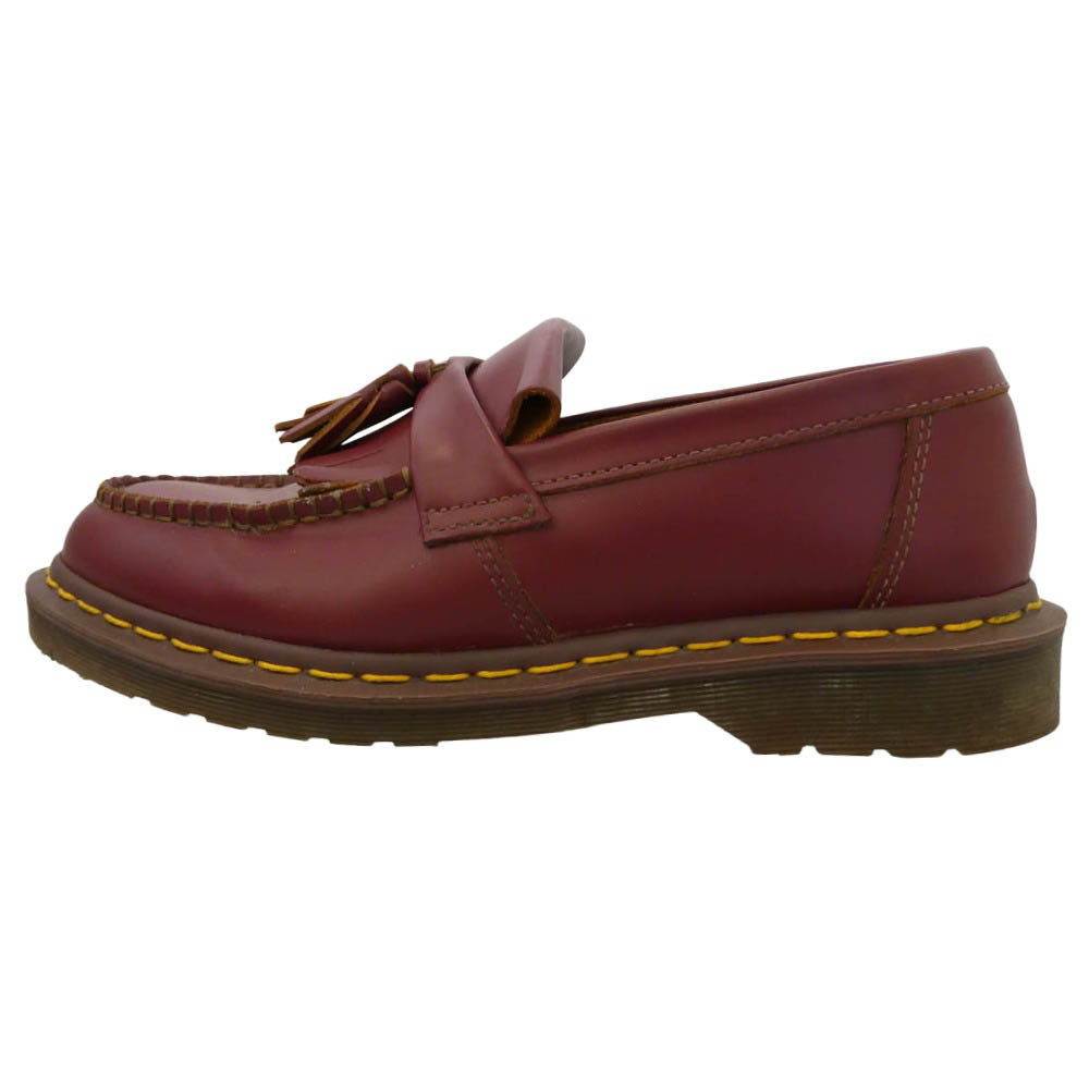 Dr.Martens ドクターマーチン FF26 イングランド製 エイドリアン タッセル ローファー ワインレッド系 8【中古】