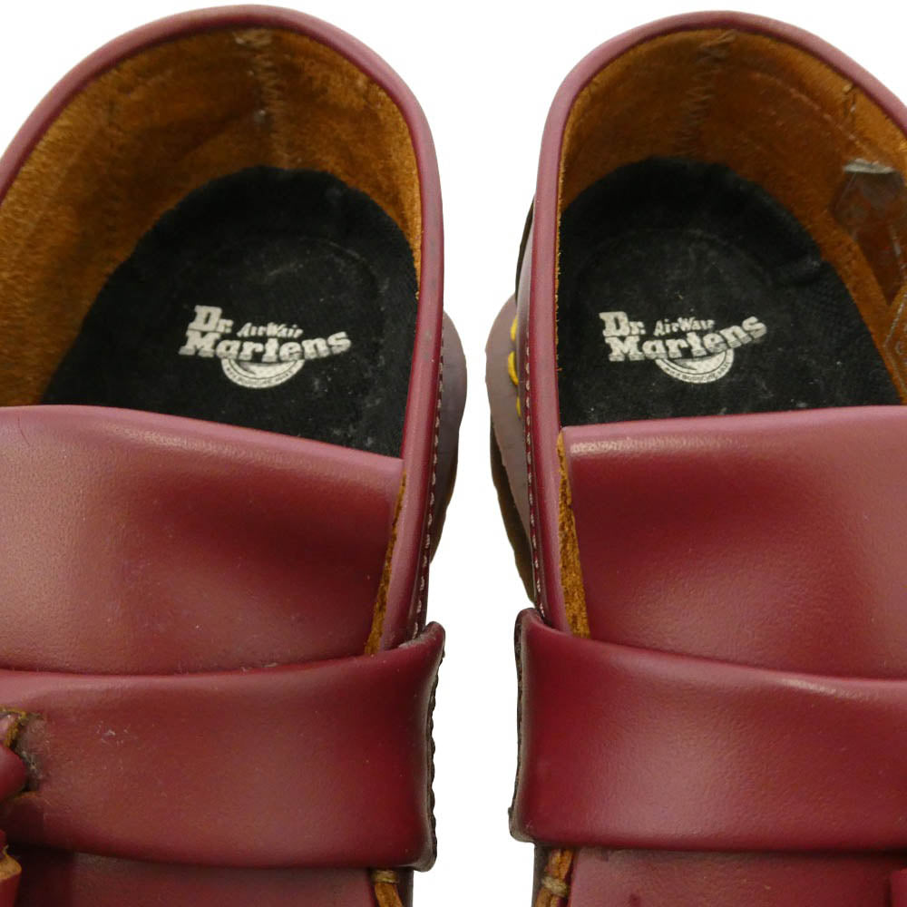 Dr.Martens ドクターマーチン FF26 イングランド製 エイドリアン タッセル ローファー ワインレッド系 8【中古】
