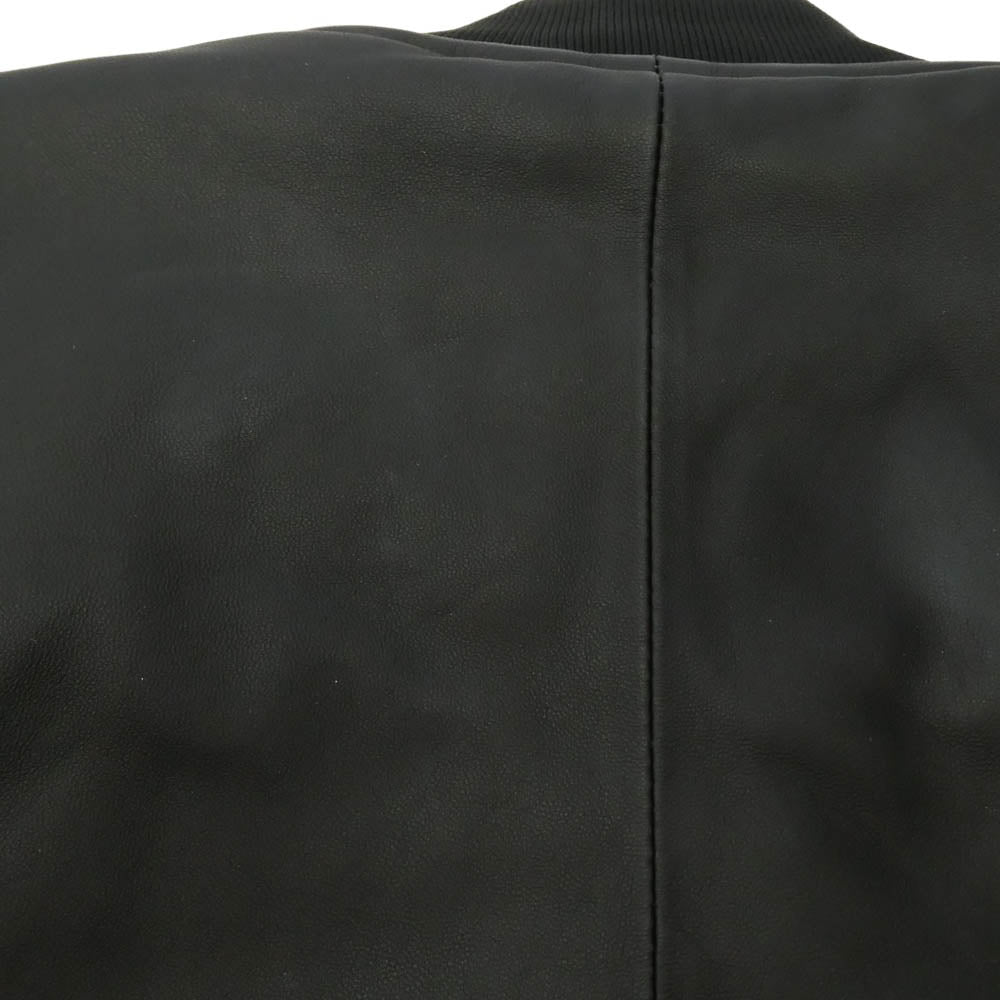 ssstein シュタイン 24AW ST.922 Leather Flight Jacket 裏地キルティング シープレザーフライトジャケット ブラック系 S【中古】